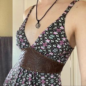 Floral V-Neck Tank Top
